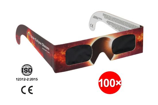Picture of Solar eclipse glasses - 100 pack