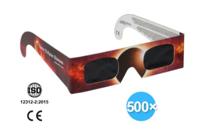 Picture of Solar eclipse glasses - 500 pack